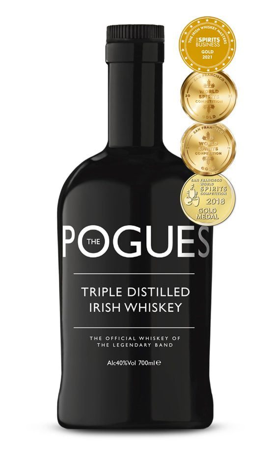 The_Pogues_Blended_Irish_Whiskey_Award2022 Award winning The Pogues Irish Whiskey
