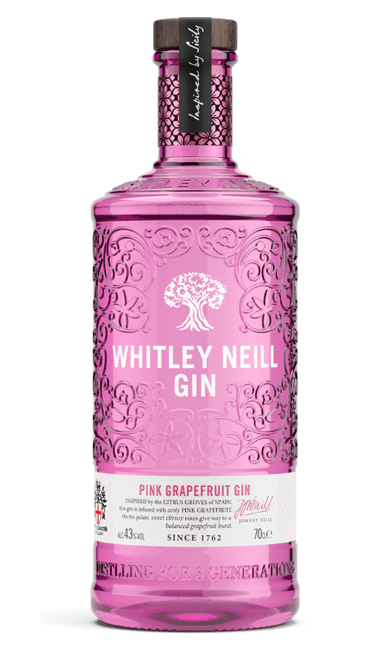 WNG Pattern Pink Grapefruit EDIT 70cl PNG Whitley Neill Pink Grapefruit Gin