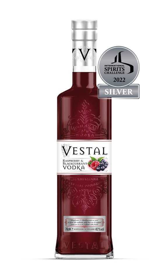Vestal_Raspberry_Blackcurrant_Vodka_Award2022 Award-winning Vestal Raspberry and Blackcurrant Vodka