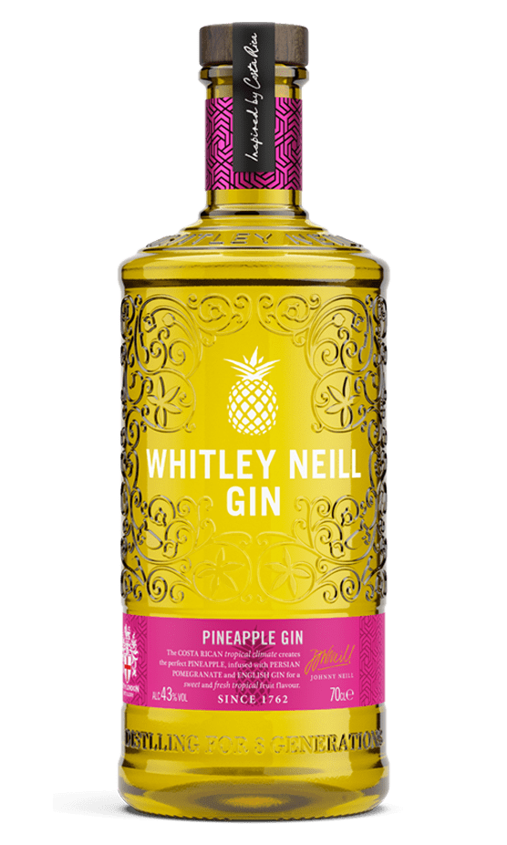 WNG Pattern Pineapple EDIT 70cl PNG Award wining Whitley Neill Pineapple Gin