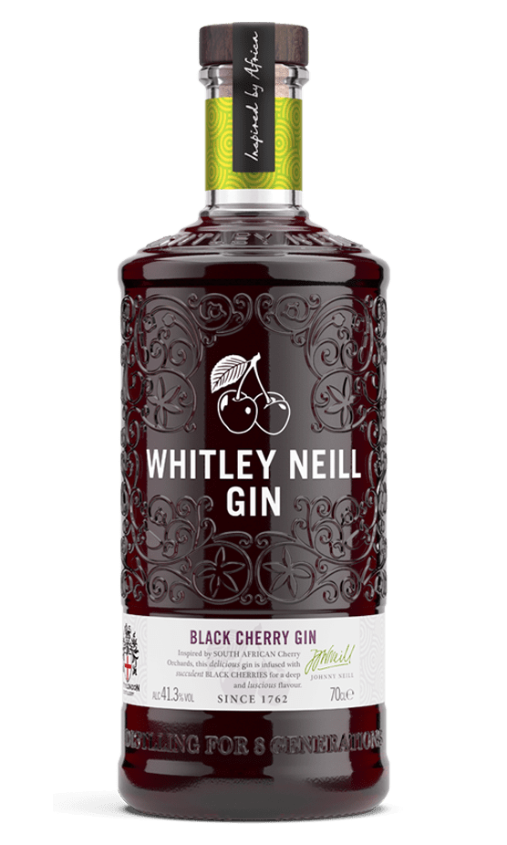 WNG Pattern Black Cherry 70cl PNG Whitley Neill Black Cherry Gin